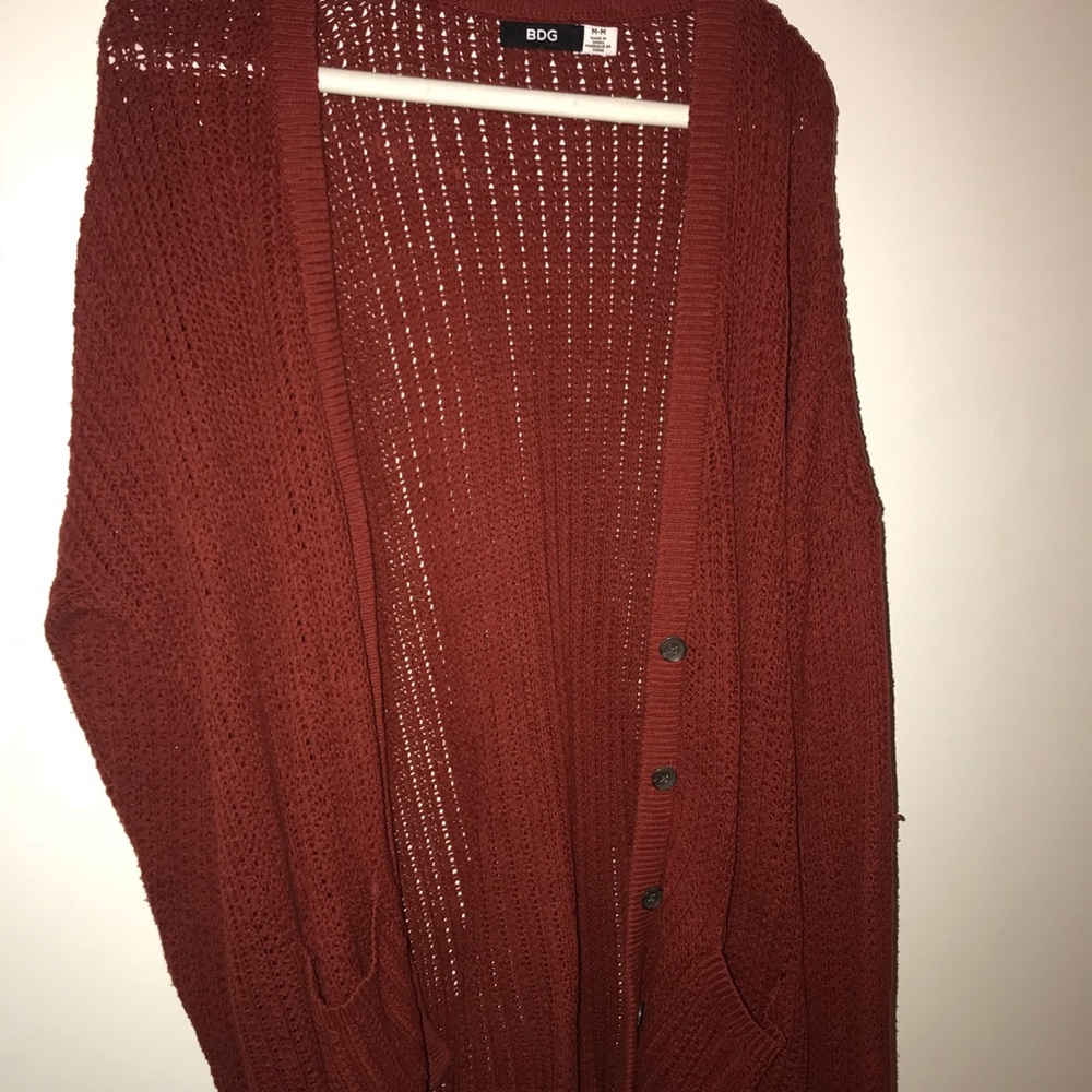 Urban outfitters button up auburn cardigan